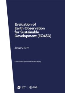 ESA: Evaluation of Earth Observation for Sustainable Development