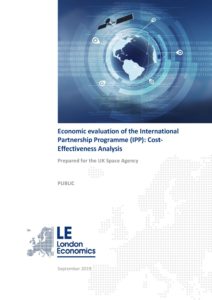 UK Space Agency: Economic evaluation of the International Partnership Programme: Cost-effectiveness Analysis